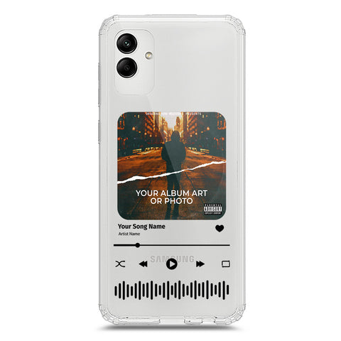 Samsung Galaxy A05 Cover - Personalised Album Art Series - Clear Phone Case - Soft Silicon Borders