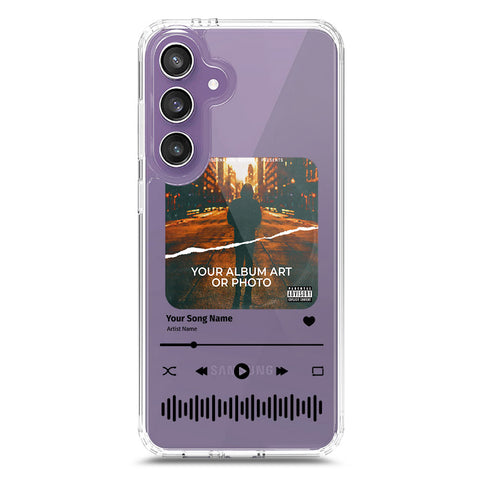 Samsung Galaxy S25 Plus Cover - Personalised Album Art Series - Clear Phone Case - Soft Silicon Borders