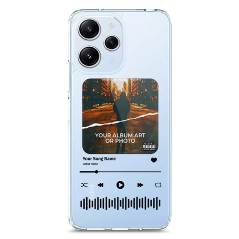 Xiaomi Redmi 12 Cover - Personalised Album Art Series - Clear Phone Case - Soft Silicon Borders