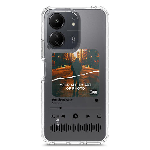 Xiaomi Poco C65 Cover - Personalised Album Art Series - Clear Phone Case - Soft Silicon Borders
