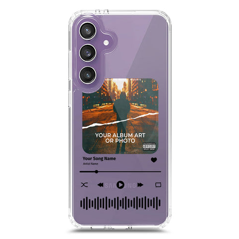 Samsung Galaxy S24 FE Cover - Personalised Album Art Series - Clear Phone Case - Soft Silicon Borders