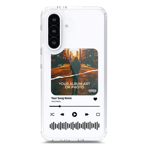 Samsung Galaxy A36 Cover - Personalised Album Art Series - Clear Phone Case - Soft Silicon Borders