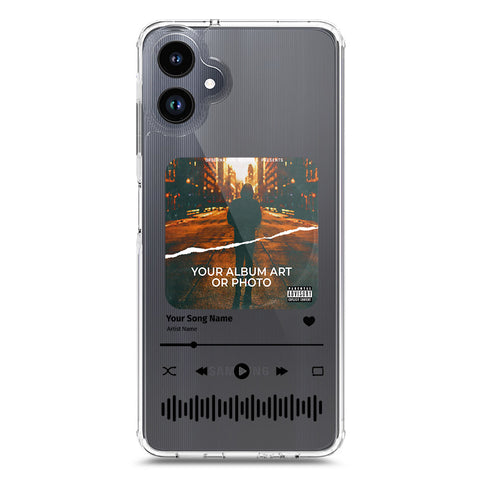 Samsung Galaxy A06 Cover - Personalised Album Art Series - Clear Phone Case - Soft Silicon Borders