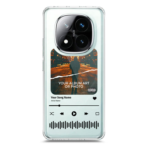 Xiaomi Redmi Note 14 Pro 4G Cover - Personalised Album Art Series - Clear Phone Case - Soft Silicon Borders