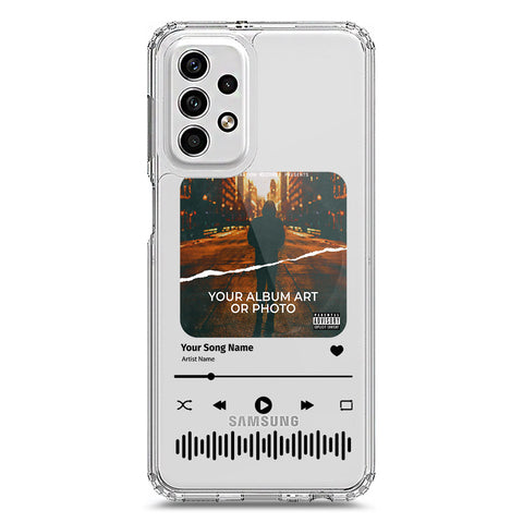 Samsung Galaxy A23 Cover - Personalised Album Art Series - Clear Phone Case - Soft Silicon Borders