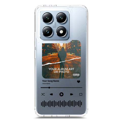 Xiaomi 14T Cover - Personalised Album Art Series - Clear Phone Case - Soft Silicon Borders