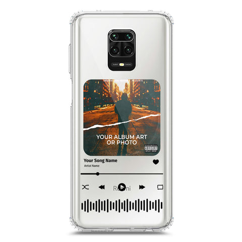 Xiaomi Redmi Note 9 Pro Max Cover - Personalised Album Art Series - Clear Phone Case - Soft Silicon Borders
