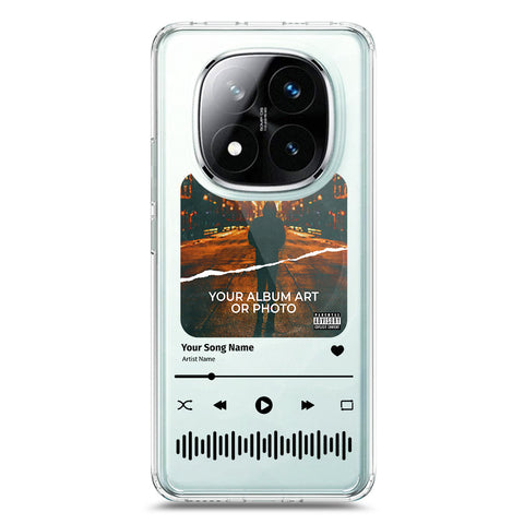 Xiaomi Redmi Note 14 Pro Plus 5G Cover - Personalised Album Art Series - Clear Phone Case - Soft Silicon Borders