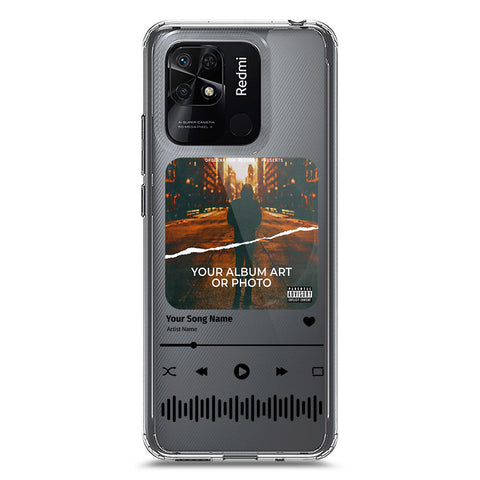 Xiaomi Redmi 10C Cover - Personalised Album Art Series - Clear Phone Case - Soft Silicon Borders