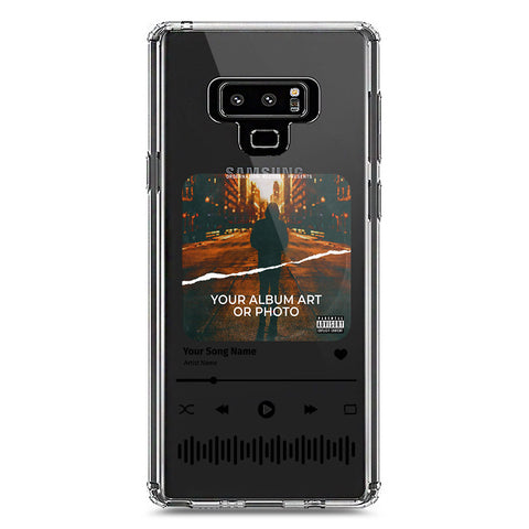 Samsung Galaxy Note 9 Cover - Personalised Album Art Series - Clear Phone Case - Soft Silicon Borders