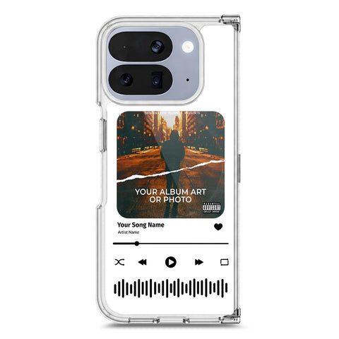 Google Pixel 10 Pro Fold Cover - Personalised Album Art Series - Clear Phone Case - Soft Silicon Borders