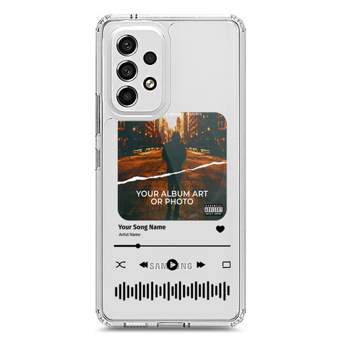 Samsung Galaxy A53 5G Cover - Personalised Album Art Series - Clear Phone Case - Soft Silicon Borders