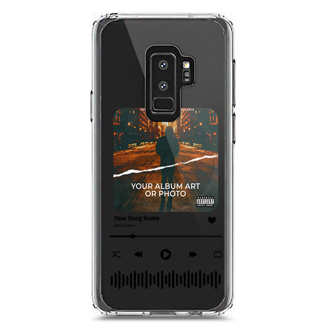 Samsung Galaxy S9 Plus Cover - Personalised Album Art Series - Clear Phone Case - Soft Silicon Borders