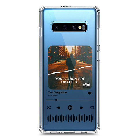Samsung Galaxy S10 Plus Cover - Personalised Album Art Series - Clear Phone Case - Soft Silicon Borders