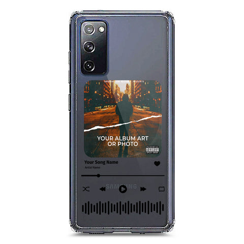Samsung Galaxy S20 FE Cover - Personalised Album Art Series - Clear Phone Case - Soft Silicon Borders