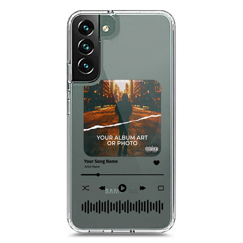 Samsung Galaxy S22 Plus 5G Cover - Personalised Album Art Series - Clear Phone Case - Soft Silicon Borders