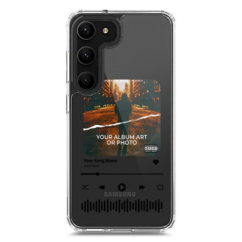 Samsung Galaxy S23 Plus 5G Cover - Personalised Album Art Series - Clear Phone Case - Soft Silicon Borders