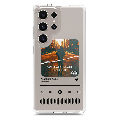 Samsung Galaxy S23 Ultra 5G Cover - Personalised Album Art Series - Clear Phone Case - Soft Silicon Borders