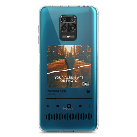 Xiaomi Redmi Note 9S Cover - Personalised Album Art Series - Clear Phone Case - Soft Silicon Borders