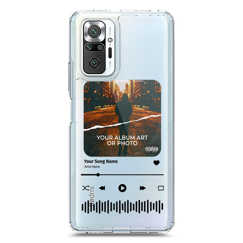 Xiaomi Redmi Note 10 Pro 4G Cover - Personalised Album Art Series - Clear Phone Case - Soft Silicon Borders
