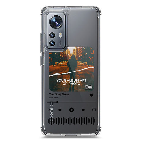 Xiaomi 12X Cover - Personalised Album Art Series - Clear Phone Case - Soft Silicon Borders