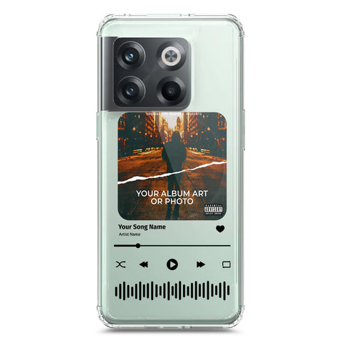 OnePlus 10T Cover - Personalised Album Art Series - Clear Phone Case - Soft Silicon Borders