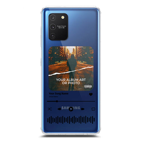 Samsung Galaxy A91 Cover - Personalised Album Art Series - Clear Phone Case - Soft Silicon Borders