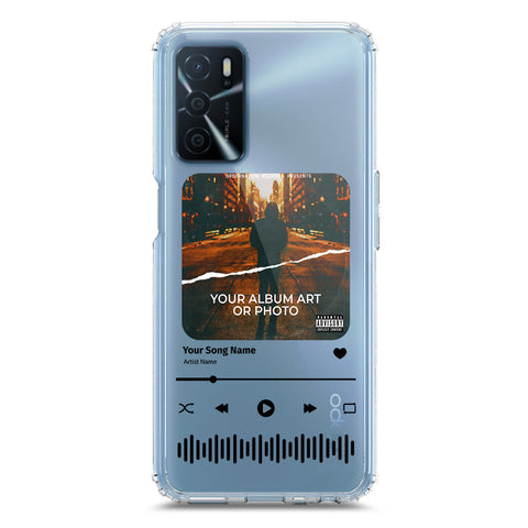 Oppo A54s Cover - Personalised Album Art Series - Clear Phone Case - Soft Silicon Borders