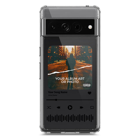 Google Pixel 7 Pro Cover - Personalised Album Art Series - Clear Phone Case - Soft Silicon Borders