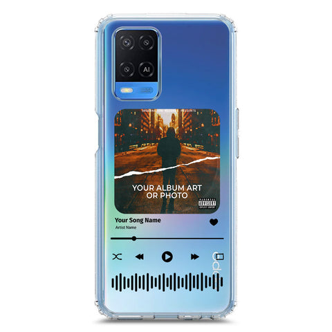 Oppo A54 4G Cover - Personalised Album Art Series - Clear Phone Case - Soft Silicon Borders