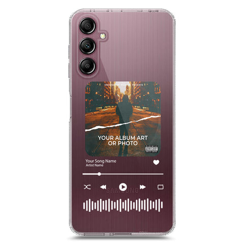 Samsung Galaxy A14 Cover - Personalised Album Art Series - Clear Phone Case - Soft Silicon Borders