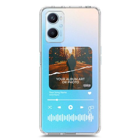 Oppo A96 4G Cover - Personalised Album Art Series - Clear Phone Case - Soft Silicon Borders