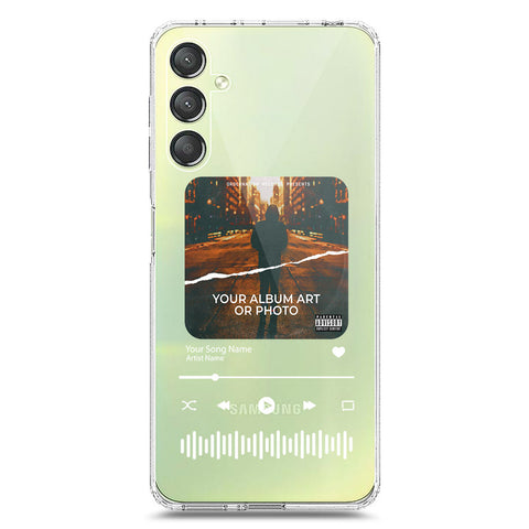 Samsung Galaxy A25 5G Cover - Personalised Album Art Series - Clear Phone Case - Soft Silicon Borders