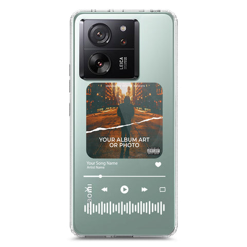 Xiaomi 13T Cover - Personalised Album Art Series - Clear Phone Case - Soft Silicon Borders