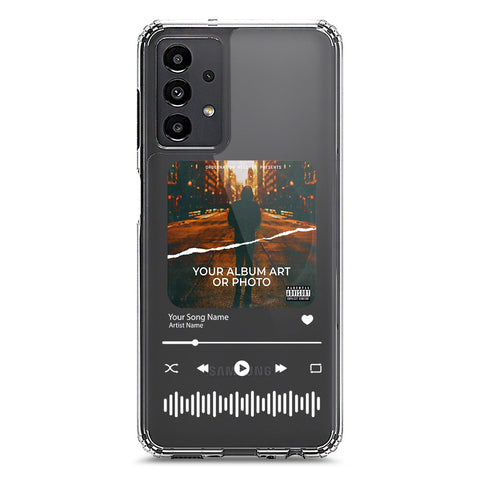 Samsung Galaxy A13 Cover - Personalised Album Art Series - Clear Phone Case - Soft Silicon Borders