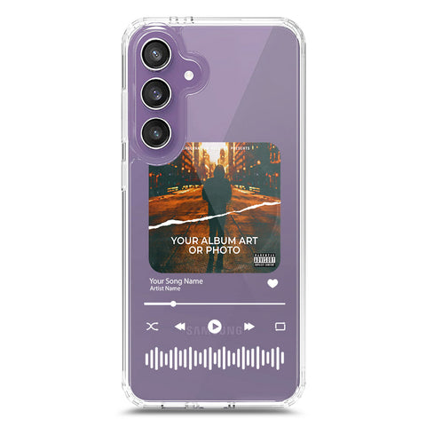 Samsung Galaxy S23 FE Cover - Personalised Album Art Series - Clear Phone Case - Soft Silicon Borders