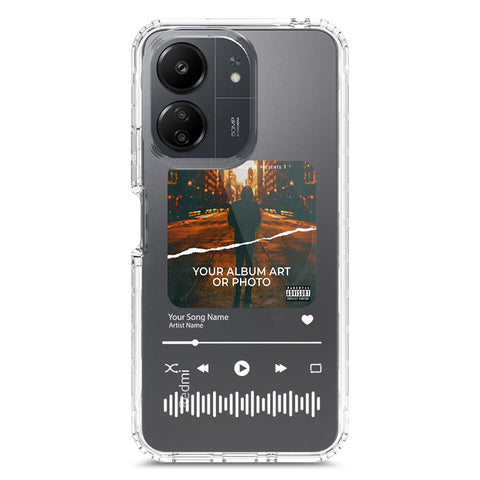 Xiaomi Poco C65 Cover - Personalised Album Art Series - Clear Phone Case - Soft Silicon Borders