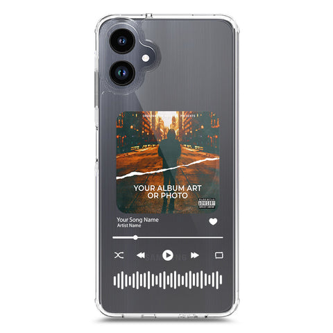 Samsung Galaxy A06 Cover - Personalised Album Art Series - Clear Phone Case - Soft Silicon Borders