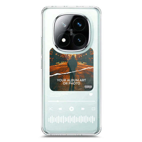 Xiaomi Redmi Note 14 Pro 4G Cover - Personalised Album Art Series - Clear Phone Case - Soft Silicon Borders