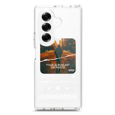 Samsung Galaxy Z Fold 7 Cover - Personalised Album Art Series - Clear Phone Case - Soft Silicon Borders