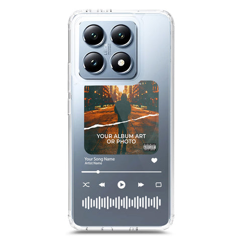 Xiaomi 14T Cover - Personalised Album Art Series - Clear Phone Case - Soft Silicon Borders