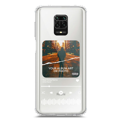 Xiaomi Redmi Note 9 Pro Max Cover - Personalised Album Art Series - Clear Phone Case - Soft Silicon Borders