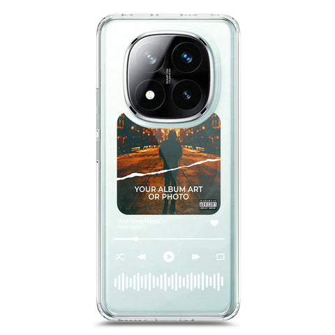 Xiaomi Redmi Note 14 Pro Plus 5G Cover - Personalised Album Art Series - Clear Phone Case - Soft Silicon Borders