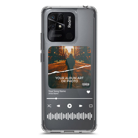 Xiaomi Redmi 10C Cover - Personalised Album Art Series - Clear Phone Case - Soft Silicon Borders