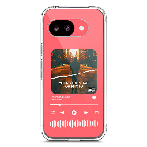 Google Pixel 10a Cover - Personalised Album Art Series - Clear Phone Case - Soft Silicon Borders