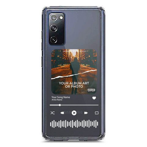 Samsung Galaxy S20 FE Cover - Personalised Album Art Series - Clear Phone Case - Soft Silicon Borders