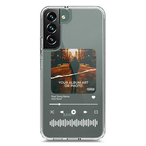 Samsung Galaxy S22 Plus 5G Cover - Personalised Album Art Series - Clear Phone Case - Soft Silicon Borders