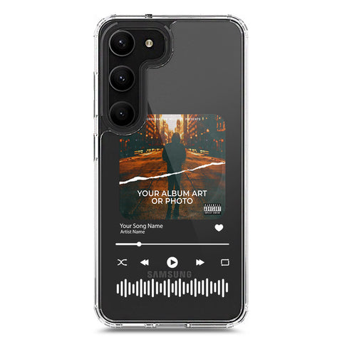 Samsung Galaxy S23 5G Cover - Personalised Album Art Series - Clear Phone Case - Soft Silicon Borders