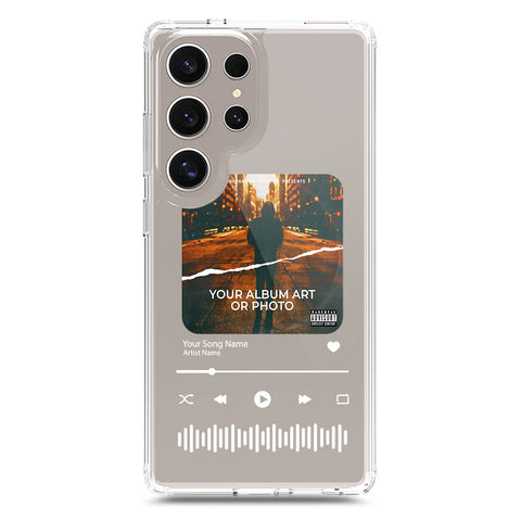 Samsung Galaxy S23 Ultra 5G Cover - Personalised Album Art Series - Clear Phone Case - Soft Silicon Borders