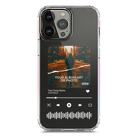 iPhone 13 Pro Max Cover - Personalised Album Art Series - Clear Phone Case - Soft Silicon Borders